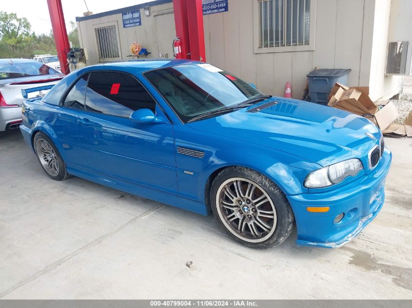 2001 BMW M3 VIN: WBSBR93421EX20527 Lot: 40799004