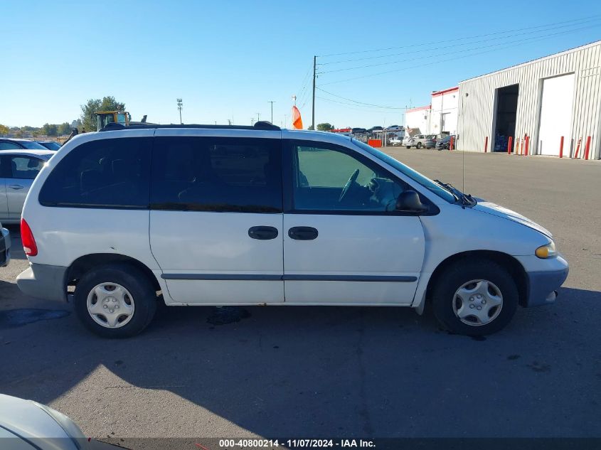 1999 Dodge Caravan VIN: 2B4FP25B8XR108777