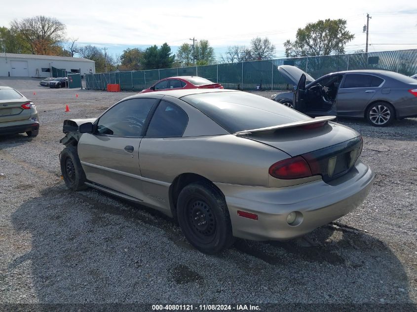 2001 Pontiac Sunfire Se VIN: 1G2JB124017254356 Lot: 40801121