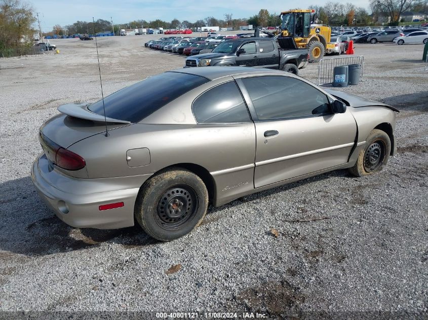 2001 Pontiac Sunfire Se VIN: 1G2JB124017254356 Lot: 40801121