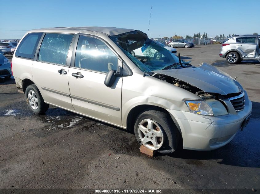 2001 Mazda Mpv Dx/Es/Lx VIN: JM3LW28GX10183389 Lot: 40801918