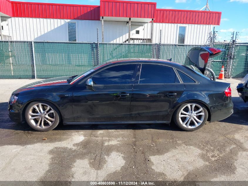 2015 Audi S4 3.0T Premium Plus VIN: WAUBGAFL4FA022496 Lot: 40803598