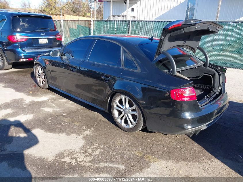 2015 Audi S4 3.0T Premium Plus VIN: WAUBGAFL4FA022496 Lot: 40803598