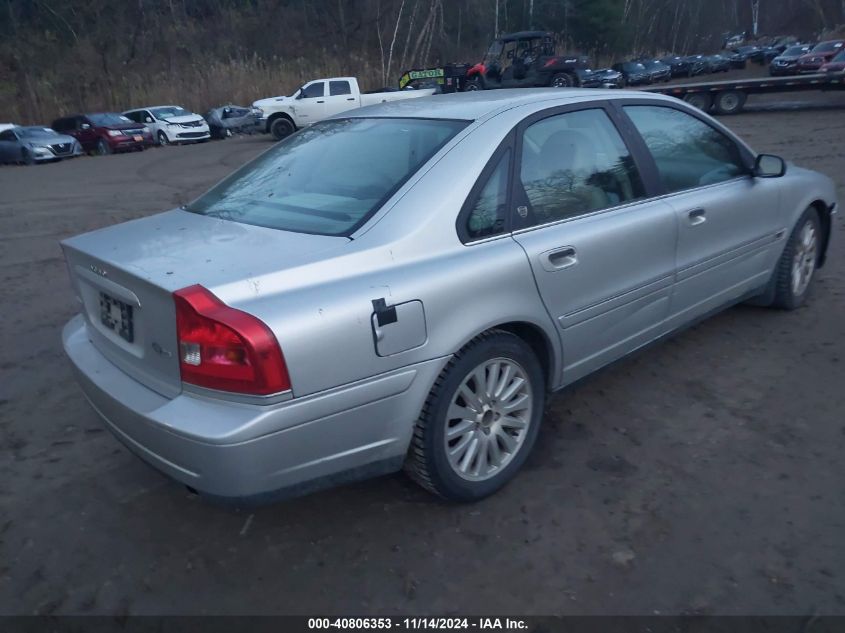 2004 Volvo S80 2.9/T6 VIN: YV1TR91Z341352701 Lot: 40806353