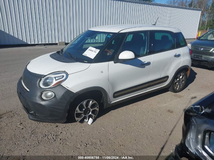 2014 Fiat 500L Trekking VIN: ZFBCFADH4EZ008478 Lot: 40806755