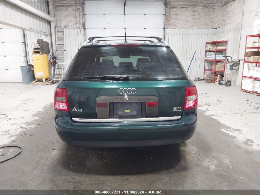 1999 Audi A6 2.8 Avant VIN: WAUDA34B1XN001485 Lot: 40807231