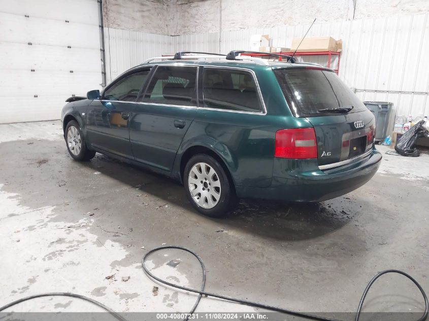 1999 Audi A6 2.8 Avant VIN: WAUDA34B1XN001485 Lot: 40807231