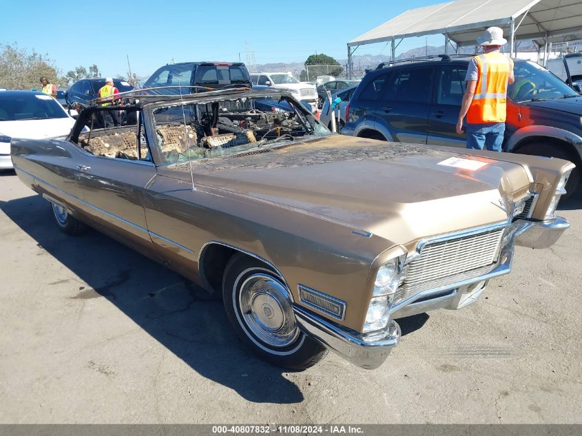 1968 Cadillac Deville VIN: F8232777