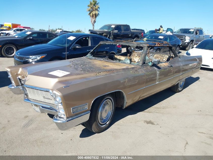 1968 Cadillac Deville VIN: F8232777