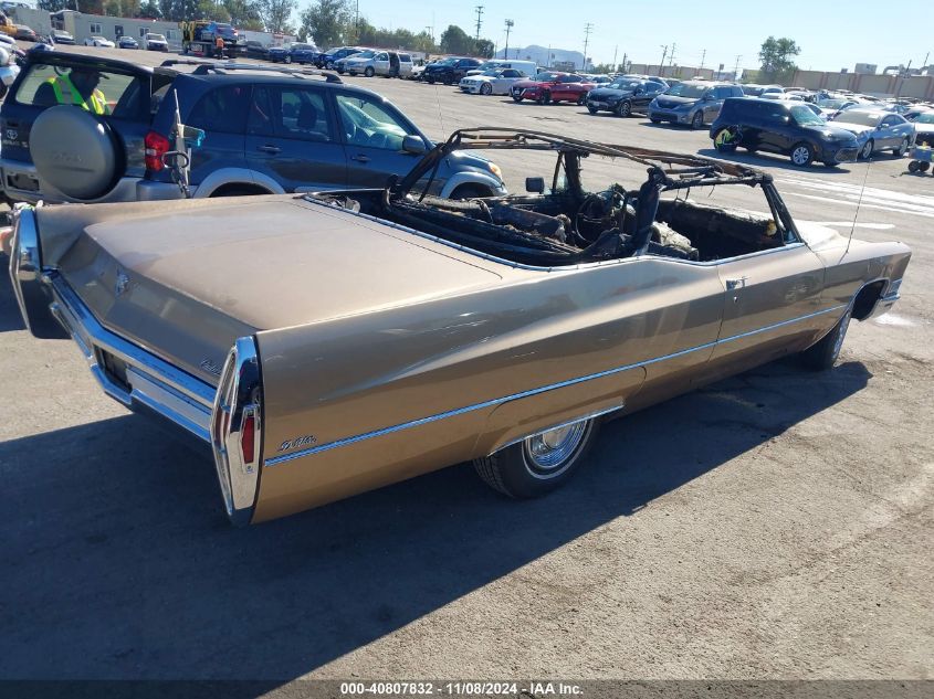 1968 Cadillac Deville VIN: F8232777