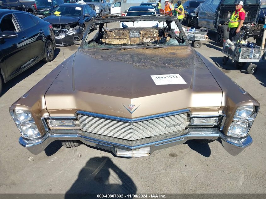 1968 Cadillac Deville VIN: F8232777