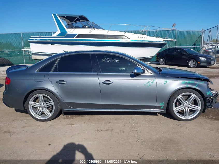 2013 Audi S4 3.0T Premium Plus VIN: WAUBGAFLXDA227978 Lot: 40808960