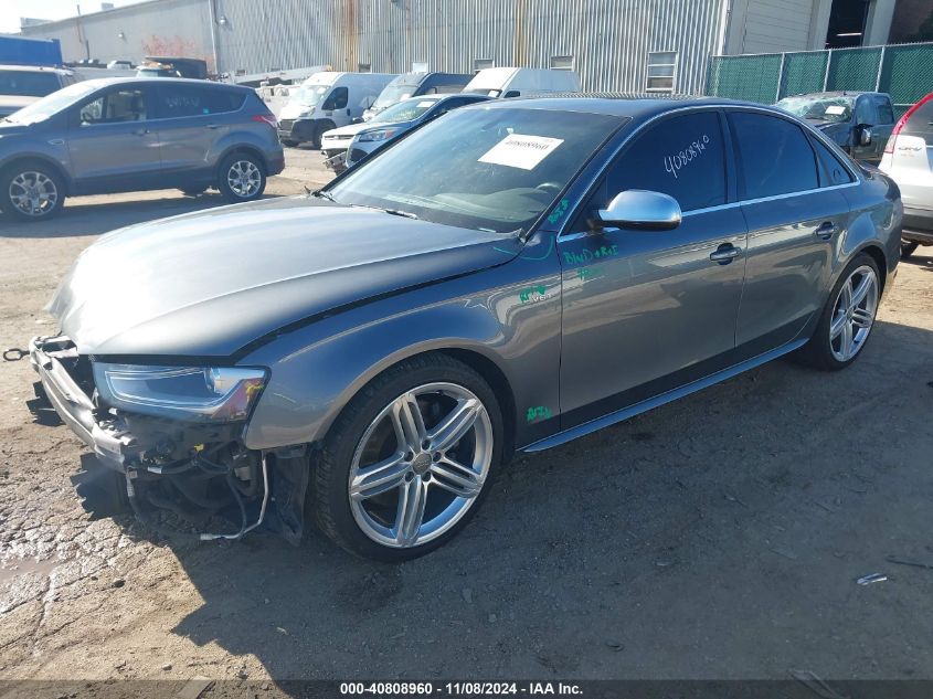 2013 Audi S4 3.0T Premium Plus VIN: WAUBGAFLXDA227978 Lot: 40808960