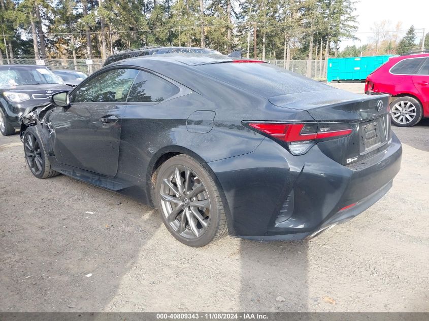 2020 Lexus Rc 350 F Sport VIN: JTHGZ5BC6L5022387 Lot: 40809343