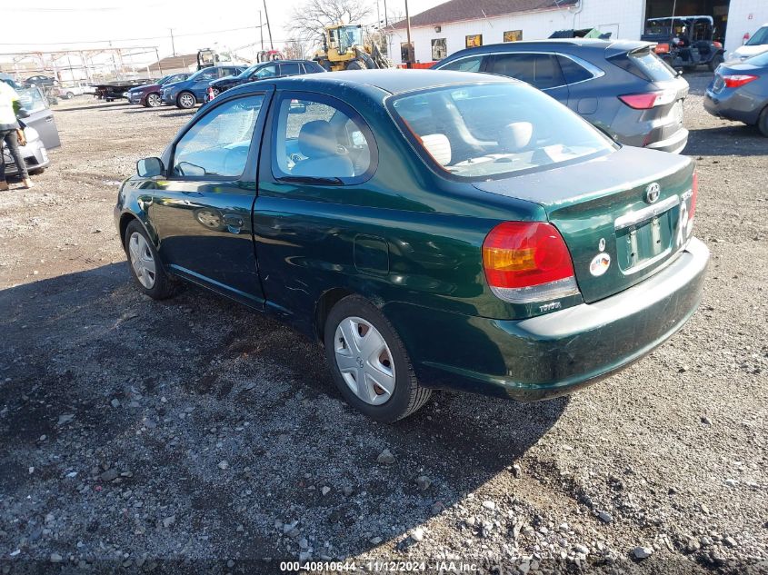 2003 Toyota Echo VIN: JTDAT123830313018