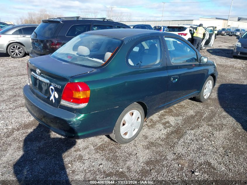 2003 Toyota Echo VIN: JTDAT123830313018