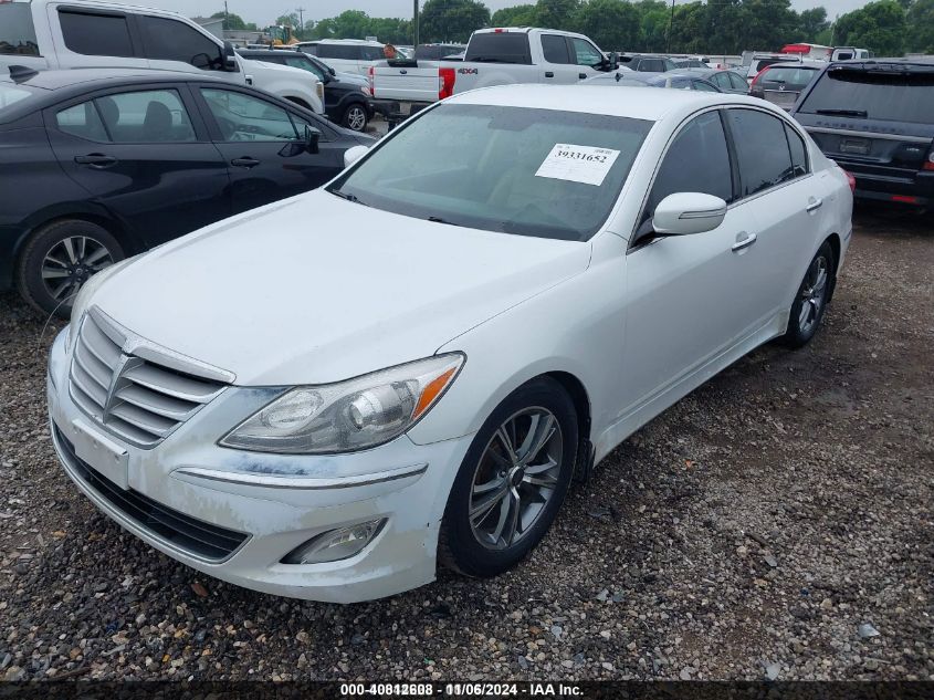 2012 Hyundai Genesis 3.8 VIN: KMHGC4DD9CU197138 Lot: 40812608