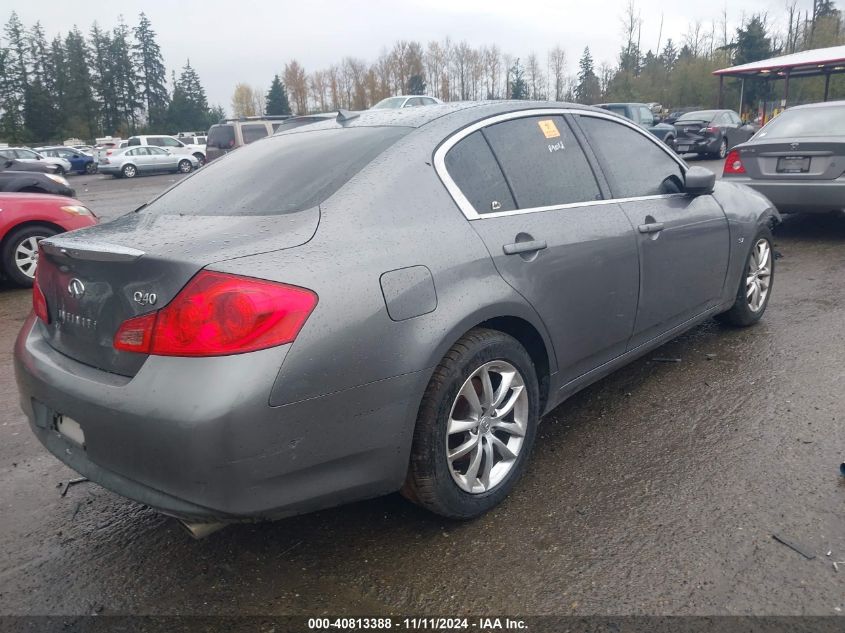 2015 Infiniti Q40 VIN: JN1CV6AP8FM503602 Lot: 40813388