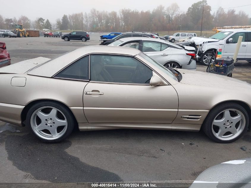 2000 Mercedes-Benz Sl 500 VIN: WDBFA68F2YF188756 Lot: 40815414