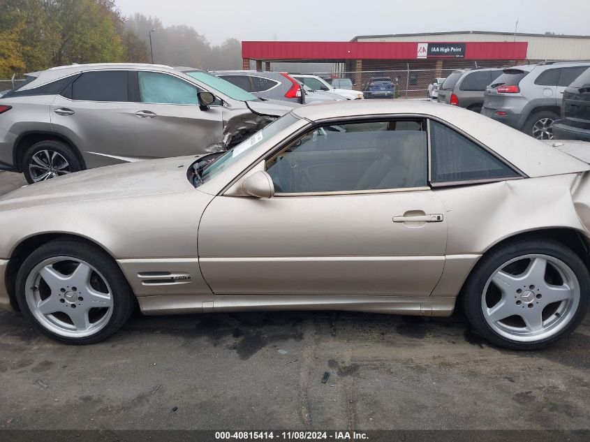 2000 Mercedes-Benz Sl 500 VIN: WDBFA68F2YF188756 Lot: 40815414