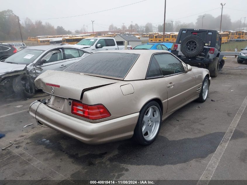 2000 Mercedes-Benz Sl 500 VIN: WDBFA68F2YF188756 Lot: 40815414