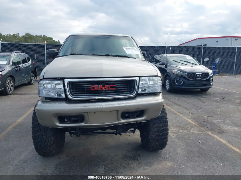 2001 GMC Sonoma Sls VIN: 1GTDT19W018129767 Lot: 40816736