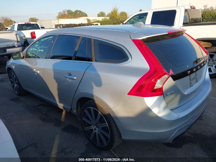 2015 Volvo V60 T5 Platinum VIN: YV140MEM9F1258311 Lot: 40817073