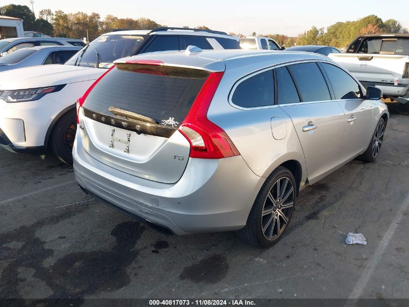 2015 Volvo V60 T5 Platinum VIN: YV140MEM9F1258311 Lot: 40817073