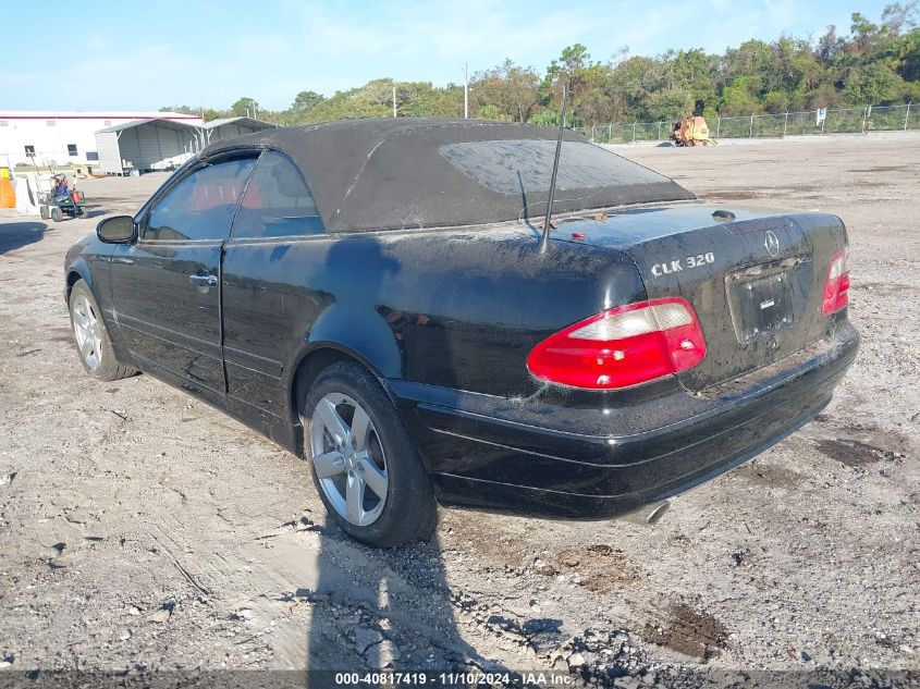 2001 Mercedes-Benz Clk 320 VIN: WDBLK65G41T067778 Lot: 40817419