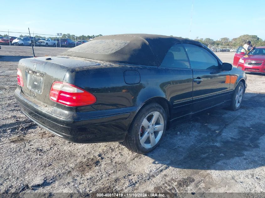 2001 Mercedes-Benz Clk 320 VIN: WDBLK65G41T067778 Lot: 40817419