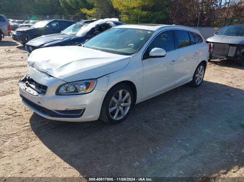 2016 Volvo V60 T5 Drive-E Premier VIN: YV140MEK9G1319284 Lot: 40817905