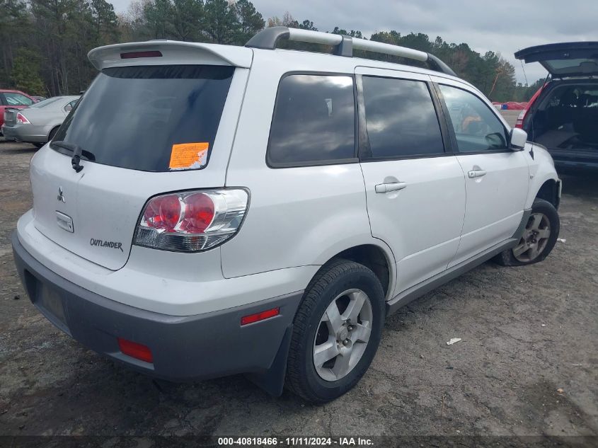 2003 Mitsubishi Outlander Xls VIN: JA4LX41G83U091666 Lot: 40818466