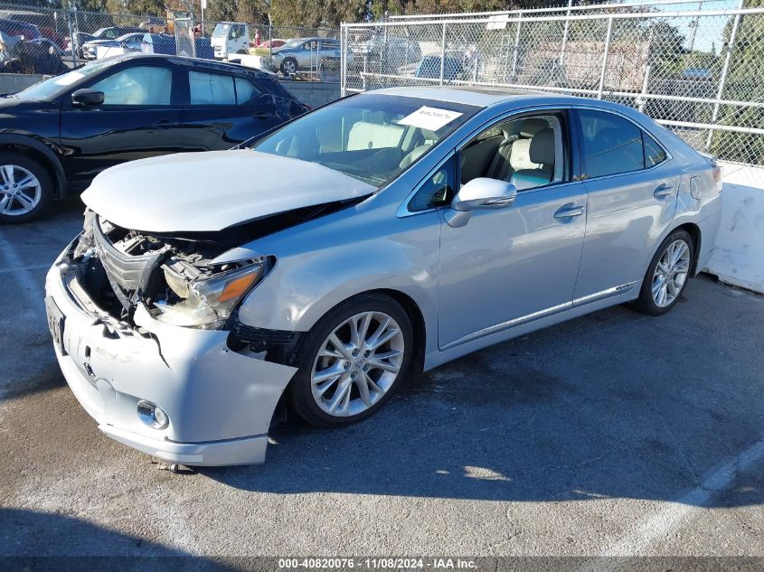 2010 Lexus Hs 250H Premium VIN: JTHBB1BA6A2017159 Lot: 40820076