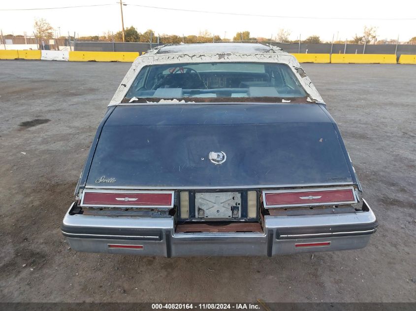 1983 Cadillac Seville VIN: 1G6AS6985DE816336 Lot: 40820164