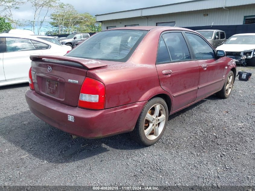 2003 Mazda Protege Dx/Es/Lx VIN: JM1BJ225131159683 Lot: 40820215