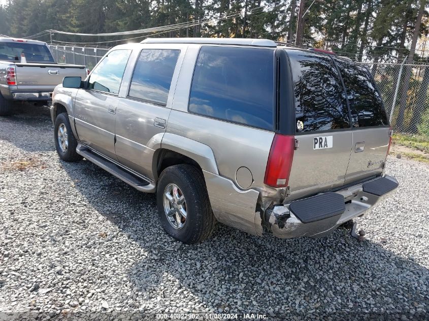 2000 Cadillac Escalade Standard VIN: 1GYEK13R1YR131178 Lot: 40822902