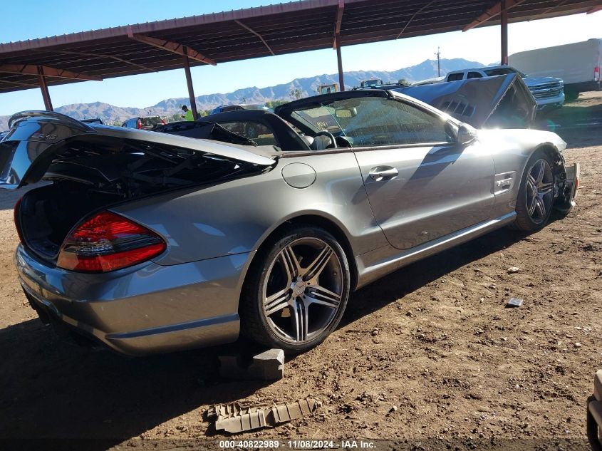 2009 Mercedes-Benz Sl 63 Amg VIN: WDBSK70F09F146648 Lot: 40822989