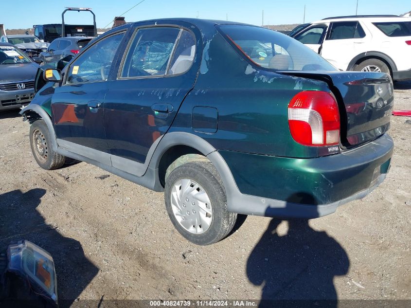 2000 Toyota Echo VIN: JTDBT1236Y0022674 Lot: 40824739