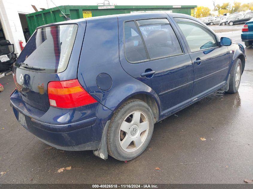 2001 Volkswagen Golf Gls VIN: 9BWGS21J714006468 Lot: 40826518