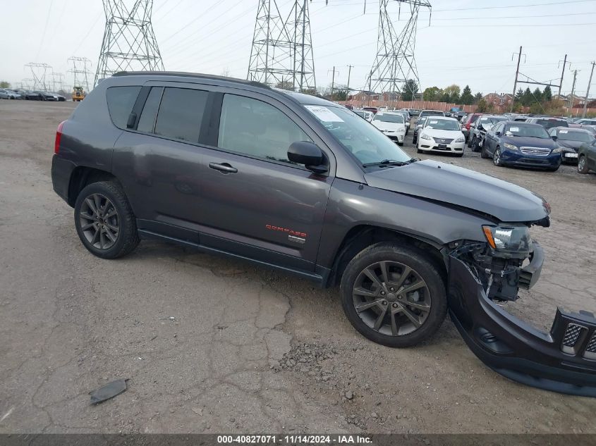 2016 Jeep Compass 75Th Anniversary VIN: 1C4NJCBB4GD711657 Lot: 40827071