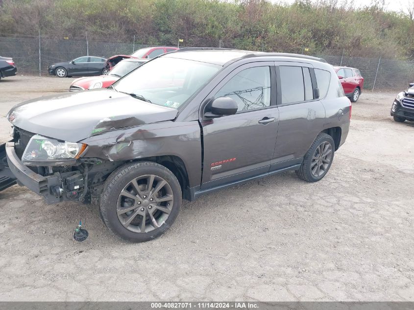 2016 Jeep Compass 75Th Anniversary VIN: 1C4NJCBB4GD711657 Lot: 40827071