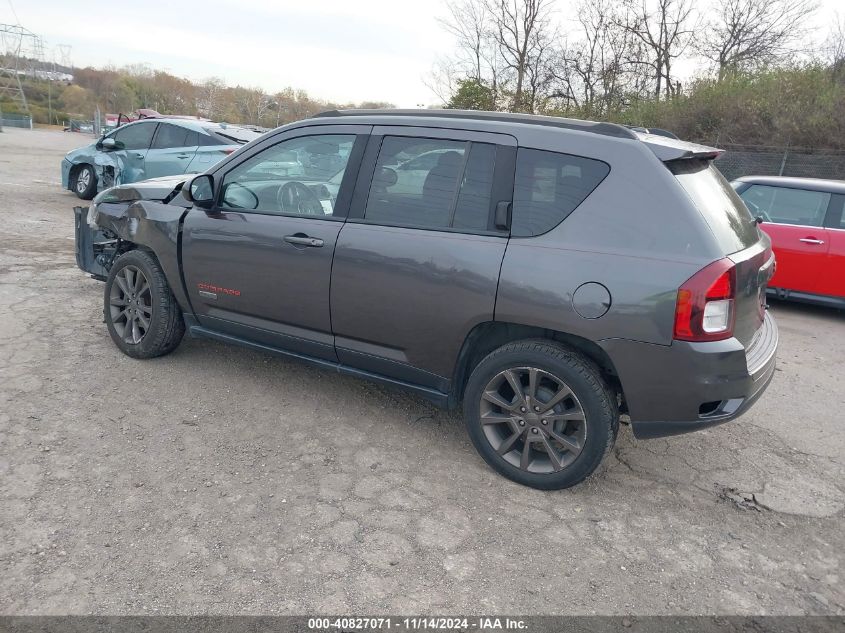 2016 Jeep Compass 75Th Anniversary VIN: 1C4NJCBB4GD711657 Lot: 40827071