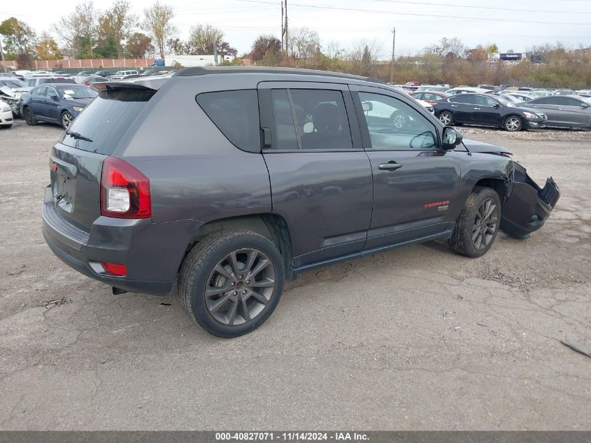 2016 Jeep Compass 75Th Anniversary VIN: 1C4NJCBB4GD711657 Lot: 40827071