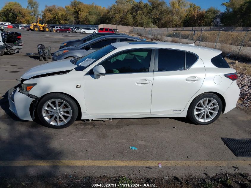 2012 Lexus Ct 200H Premium VIN: JTHKD5BH0C2058193 Lot: 40829791