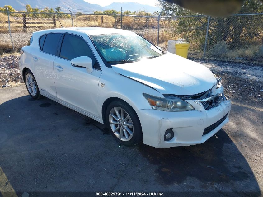 2012 Lexus Ct 200H Premium VIN: JTHKD5BH0C2058193 Lot: 40829791