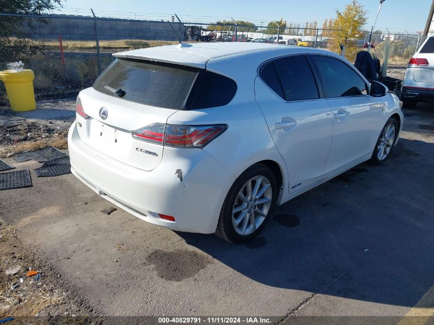 2012 Lexus Ct 200H Premium VIN: JTHKD5BH0C2058193 Lot: 40829791