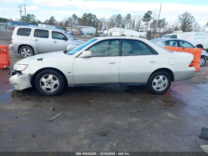 1999 Lexus Es 300 VIN: JT8BF28G5X0192447 Lot: 40832255