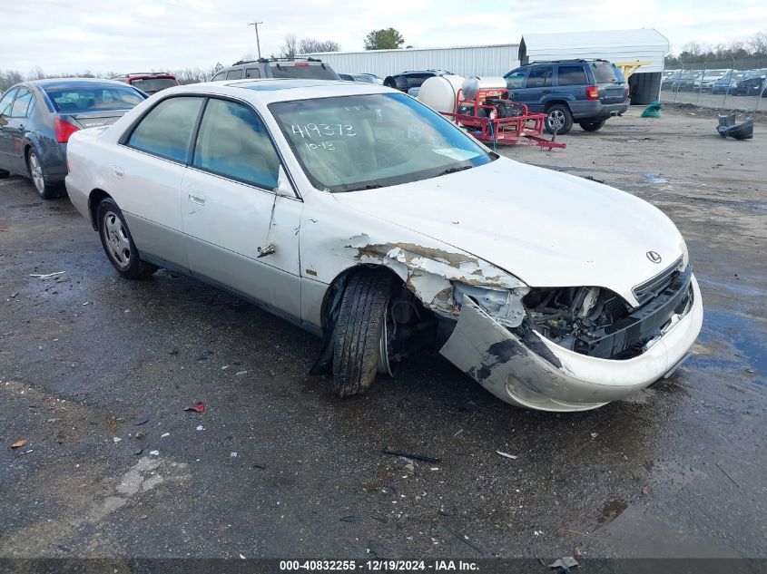 1999 Lexus Es 300 VIN: JT8BF28G5X0192447 Lot: 40832255