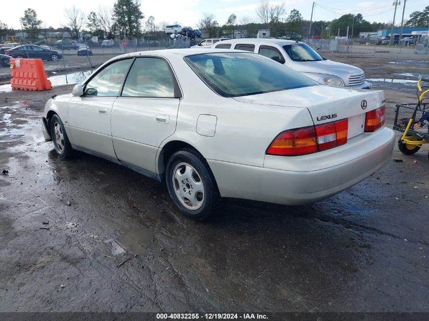 1999 Lexus Es 300 VIN: JT8BF28G5X0192447 Lot: 40832255