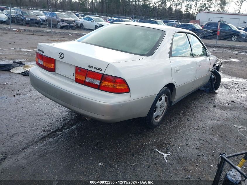 1999 Lexus Es 300 VIN: JT8BF28G5X0192447 Lot: 40832255